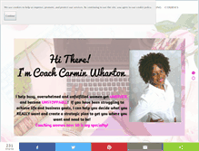 Tablet Screenshot of carminwharton.com